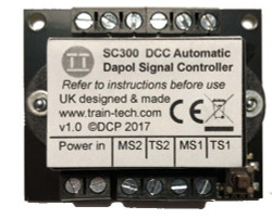 Train Tech DCC Signal Controller - Dual Dapol Semaphore w/Inputs N/HO/OO Gauge