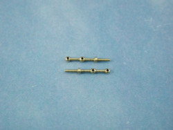 Radio Active 2 Hole Stanchion, Brass 10mm (Pk10) RMA66210