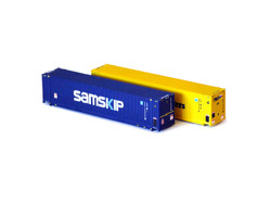 Dapol 45ft Hi-Cube Container Pack (2) P&O/Samskip DA2F-028-019 N Gauge