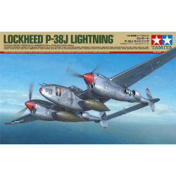 Tamiya Lockheed P-38 J Lightning 1:48 Plastic Model Kit 61123