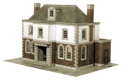 Superquick Police Station or Public Library Card Kit OO Gauge SQB25