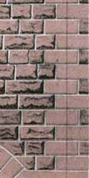 Superquick Red Sandstone Walling (Ashlar Style) Building Papers OO Gauge SQD9