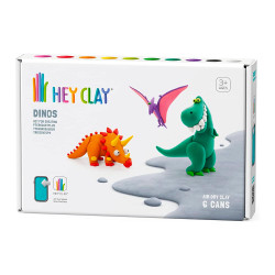 Hey Clay Dinos 6 Can Medium Set E73575ED
