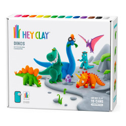 Hey Clay Dinos 15 Can Large Set E73363