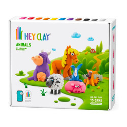 Hey Clay Animals 15 Can Large Set E73359