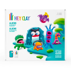 Hey Clay Aliens 15 Can Large Set E73358
