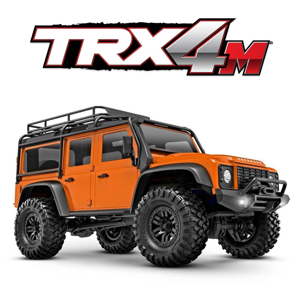 Traxxas TRX-4M 1/18 Land Rover Defender RTR Electric Off Road RC Crawler-Orange