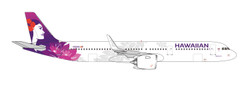 Herpa Airbus A321neo Hawaiian Airlines N215HA Uhiuhi 1:500 HA537049