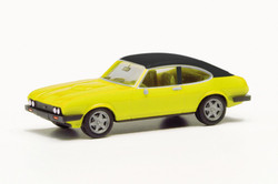 Herpa Ford Capri Mk2 Daytona Yellow HO Gauge HA420570-002
