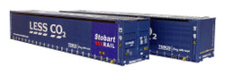 Dapol 45ft Hi-Cube Container Pack (2) Tesco N Gauge 2F-028-021