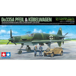 Tamiya 25206 Dornier  335A & Kubelwagen 82 1:48 Model Kit