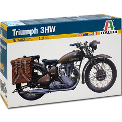 ITALERI Triumph  Motorbike 7402 1:9 Bike Model Kit
