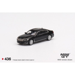 MiniGT BMW 750Li Xdrive Black Sapphire (RHD) 1:64 Model MGT00436-R