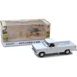 Greenlight 13536 1973 Ford F-100 White 1:18 Diecast Model