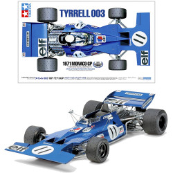 Tamiya 12054 Tyrrell  003 1971 Monaco GP 1:12 Plastic Model Kit