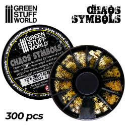 Green Stuff World Chaos Runes and Symbols for Dioramas, Miniatures 2110