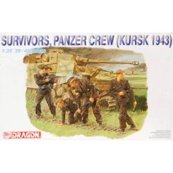 Dragon 6129  Survivors Panzer Crew (Kursk 1943) Figures 1:35 Plastic Model Kit