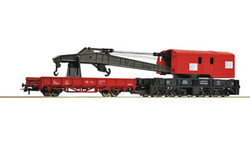 Roco Start DBAG Crane & Match Wagon V HO Gauge RC56240