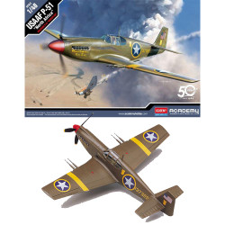 Academy Models USAAF P-51 Mustang Mk IA North Africa WWII 1:48 Plane Model Kit