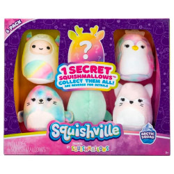 Squishville Arctic Squad Plush Soft Toy 6-Pack from Squishmallows SQM0332