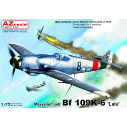 AZ Model 7849 Messerschmitt Bf-109K-6 Late 1:72 Model Kit
