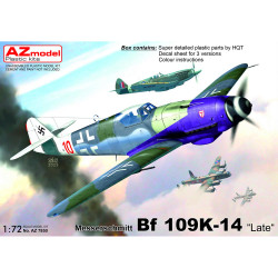 AZ Model 7850 Messerschmitt Bf-109K-14 Late 1:72 Model Kit