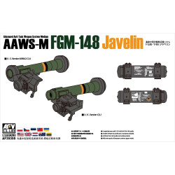 AFV Club 35355 US/UK AAWS-M FGM-148 Javelin Anti-Tank Weapon 1:35  Model Kit