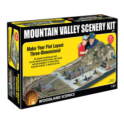 Woodland Scenics S928 Mountain Valley Scenery Kit