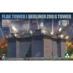 Takom 6004 Flak Tower I – Berliner Zoo G-Tower, Berlin 1:350 Model Kit
