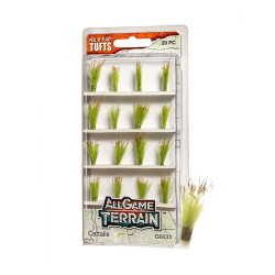 All Game Terrain 6633 Cattails Tufts Wargaming Miniature Base Terrain & Diorama