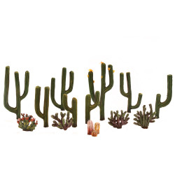 Woodland Scenics TR3600 ½"-2½" Classic Cactus Plants 1(3/Pk)