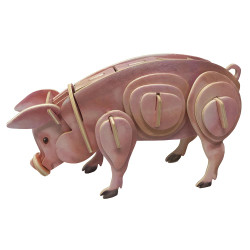 Toyway Pig 3D Wooden Puzzle W4209