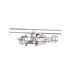 Trumpeter 4202 Kamov KA-27 (qty 5) 1:200 Model Kit