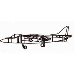 Trumpeter 6259 AV-8B Harrier Plus (qty 6) 1:350 Model Kit