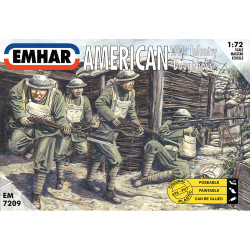 Emhar 7209 American WWI Infantry 'Doughboys' 1:72 Model Kit