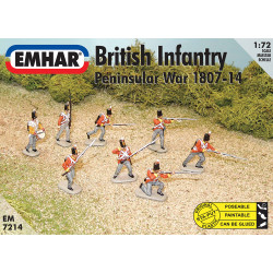 Emhar 7214 British Infantry - Peninsular War 1:72 Model Kit