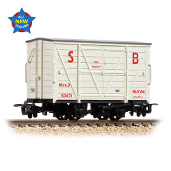 Bachmann Narrow Gauge RNAD Van Statfold Barn Railway White 'MICA B' OO9 Gauge