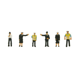 Bachmann Scenecraft 379-301 Police and Security Staff N Gauge