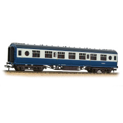 Bachmann Branchline 39-452A LMS 57ft 'Porthole' Second Corridor BR Blue & Grey