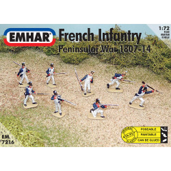 Emhar 7216 French Infantry - Peninsular War 1:72 Model Kit