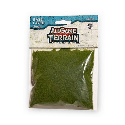All Game Terrain 6421 Green Base Layer Wargaming Miniature Base Terrain & Diorama