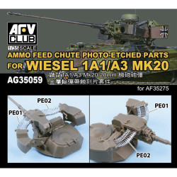 AFV Club AG35059 Ammo Feed Chute PE for Wiesel 1A1/A3 Mk 20 1:35 Model Kit