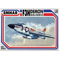 Emhar 3002 F3H 2M/2N Demon US Navy Jet 1:72 Model Kit