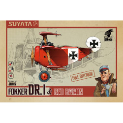 Suyata SYSK001 Fokker Dr I & Red Baron  Model Kit