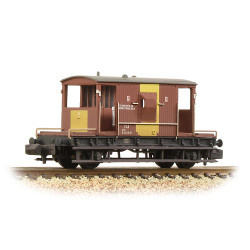 Graham Farish 377-530 BR 20T Brake Van BR Bauxite (TOPS) 'Air Piped' [W]