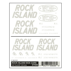 Woodland Scenics DT606 HO Rock Island Box Car Soft Touch/DF