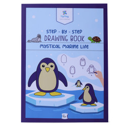 PepPlay 20502 Step-By-Step Drawing Book-Mystical Marine Life