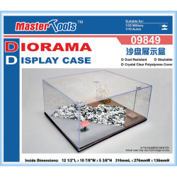 Trumpeter 9849 Diorama Display Case 316x276x136mm  Model Kit