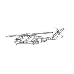 Trumpeter 3460 CH-53E Super Stallion (qty 3) 1:700 Model Kit