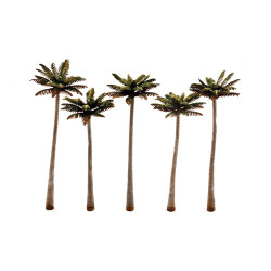 Woodland Scenics TR3598 4¾"-5¼" Classic Large Palm Trees (5/Pk)